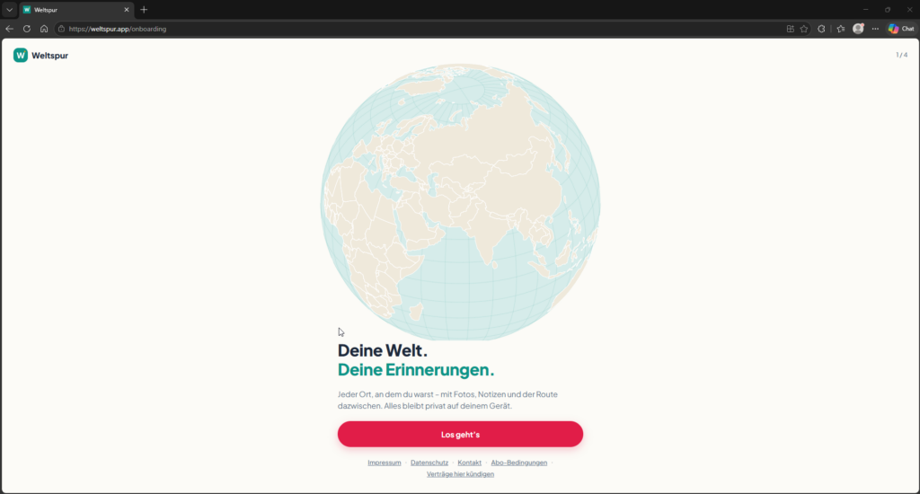 Weltspur.app